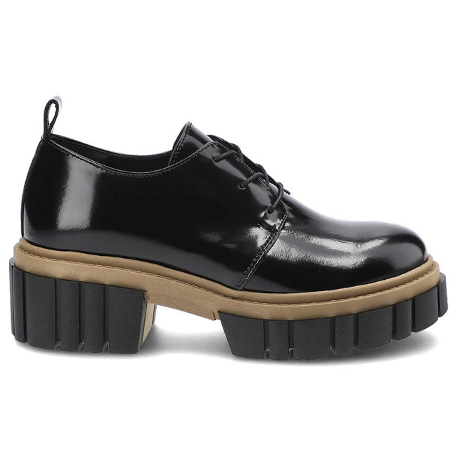 Poltopánky Chebello - 2769/SCB-355-000-PSK-S170 Lakier Czarny Mat.