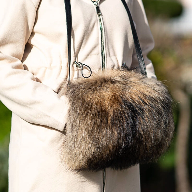 Kabelka Luka-Pelli - T13-3 Mufka Z Naturalnym Futrem Z Jenota