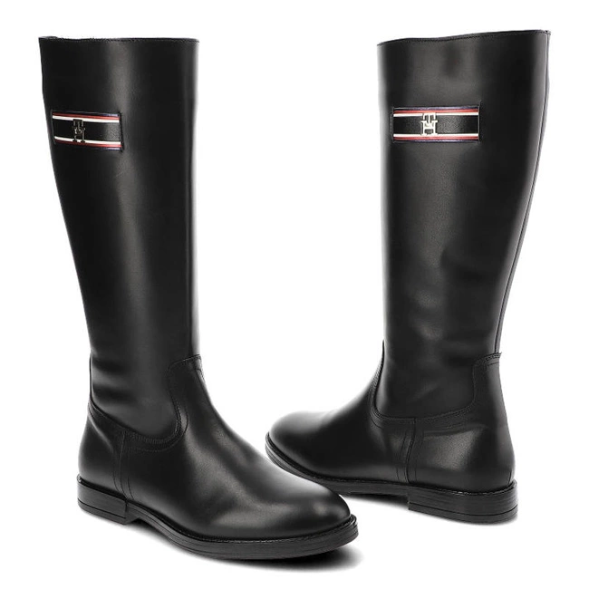 Čižmy Tommy Hilfiger - T4A6-32424-0036999-Boot Black 999
