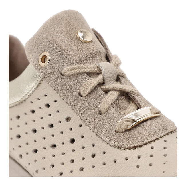 Tenisky ARMODO - 5-1732-006 Vanilia Verona/Złoto