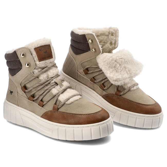 Členkové Topánky Mustang - 1446-601-318 Beżowe 51C0024