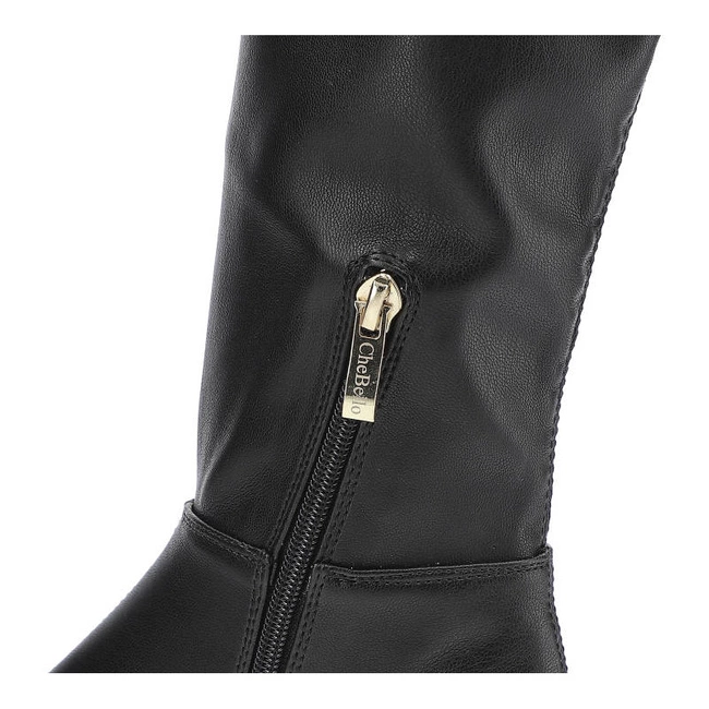 Čižmy Chebello - 2770/Ł_-376-000-MIC-S170 Czarny