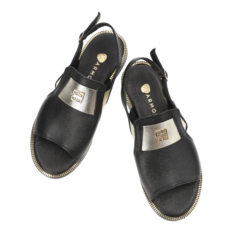Sandále Armodo - 40385 V.Czarny+Zł.