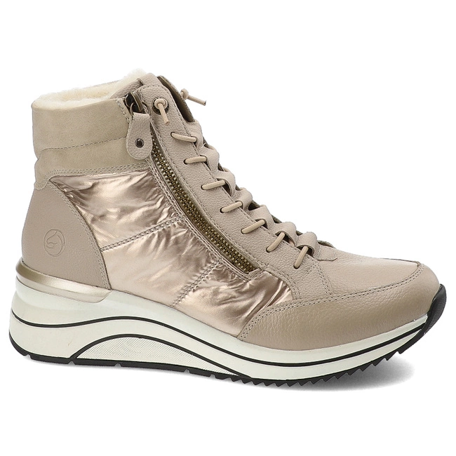 Členkové Topánky Remonte - D0T72-60 Beige Combination