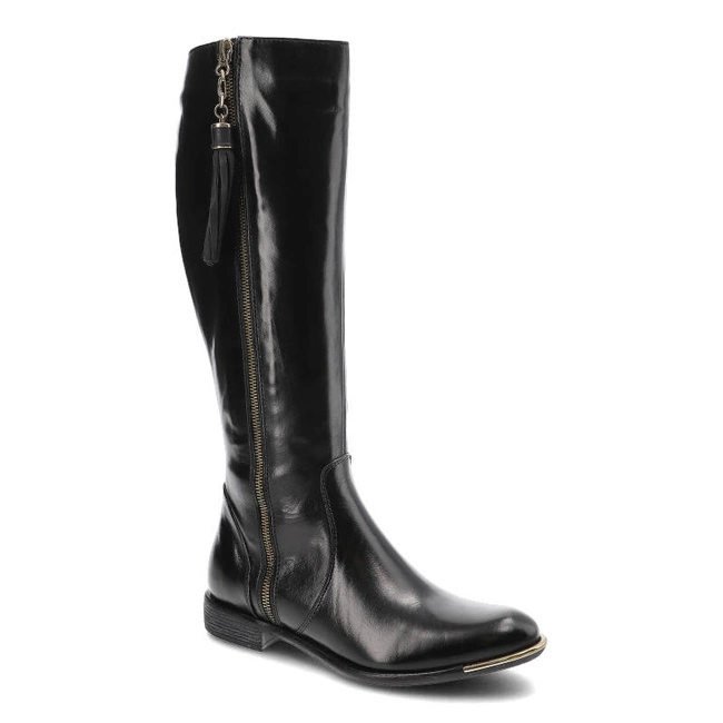 Čižmy Carinii - B1699_-B25-000-POL-507 Crust Nero