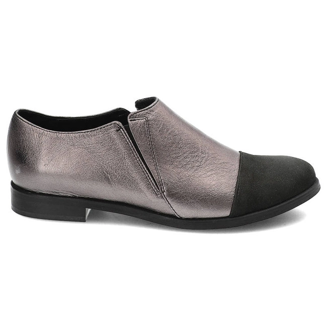 Poltopánky Karino - 1682/115-P Czarny/Srebrny