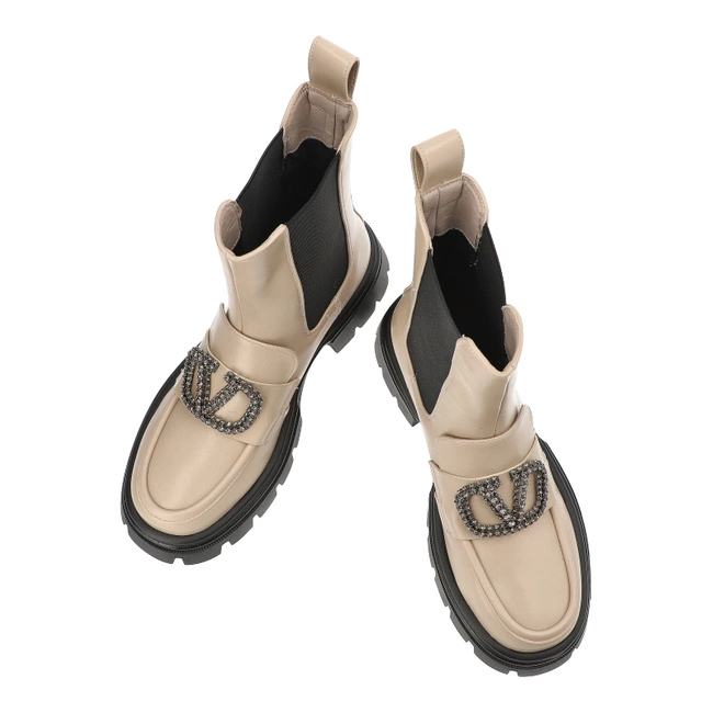 Členkové Topánky S.Barski - MR880-072 Beige