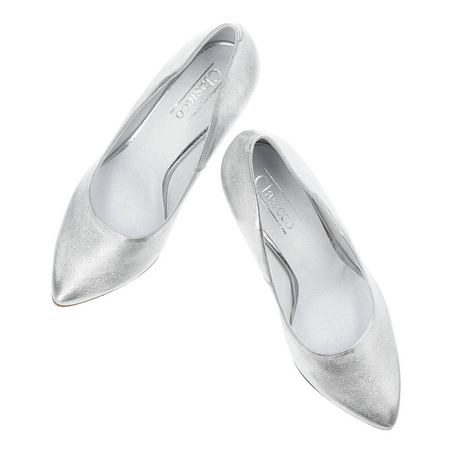 Lodičky Clasicco - 1062 Srebro/644