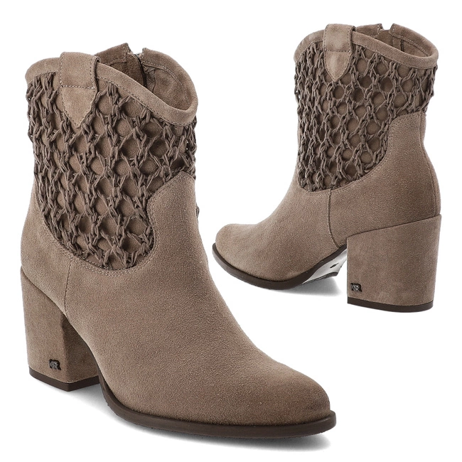 Členkové Topánky KARINO - 5868/008-F Taupe/Welur