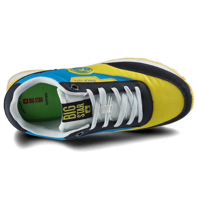 Tenisky Big Star - HH274525 Żółty/Niebieski