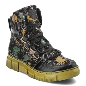 Šnúrovacie Členkové Topánky Maciejka - 06158-07/00-4 Żółty Zielony Czarny