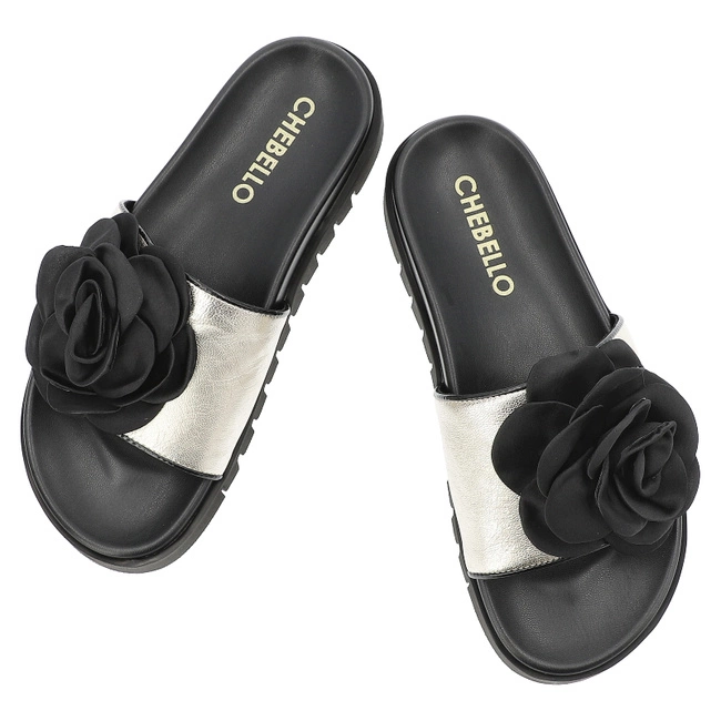 Šľapky CHEBELLO - 4739_-046-000-PSK-S390 Złoty