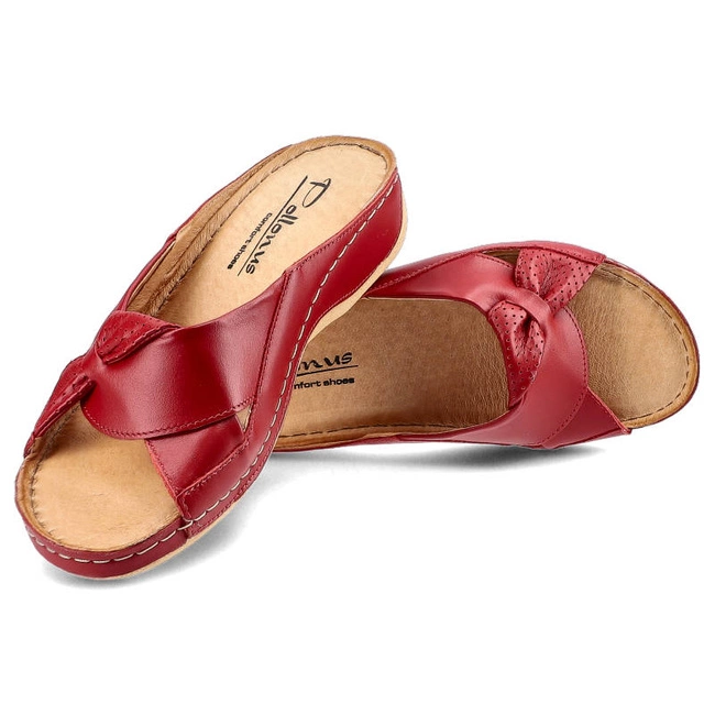 Šľapky Pollonus - 5-0687-013 Czerwony Krast