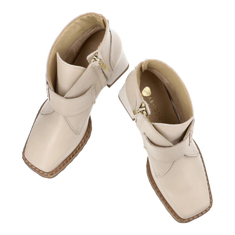 Členkové Topánky Armodo - 1393 Beż Groch