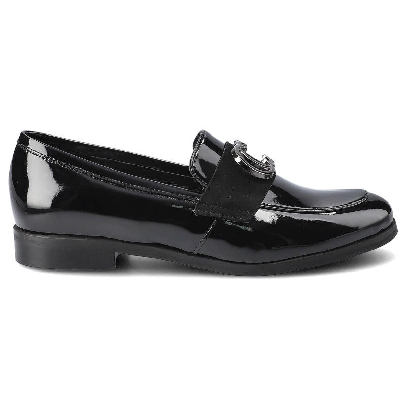 Poltopánky Karino - 3849/090-P Czarny/Lakier