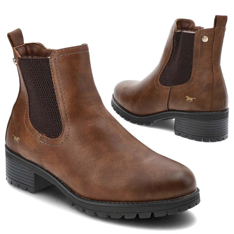 Členkové Topánky Mustang - 1435-604-307 Cognac