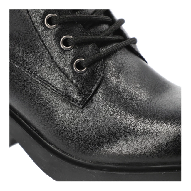 Šnúrovacie Členkové Topánky Cambell - 24-29300BK Czarny