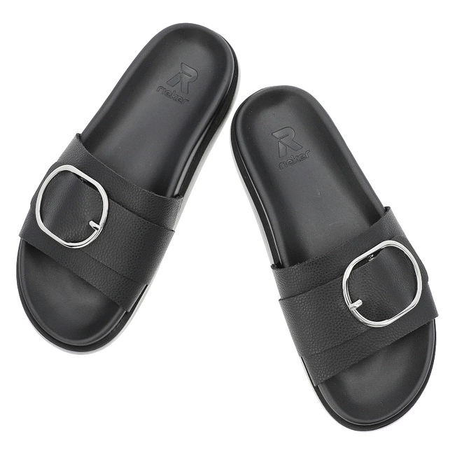 Šľapky RIEKER - W1453-00 Black