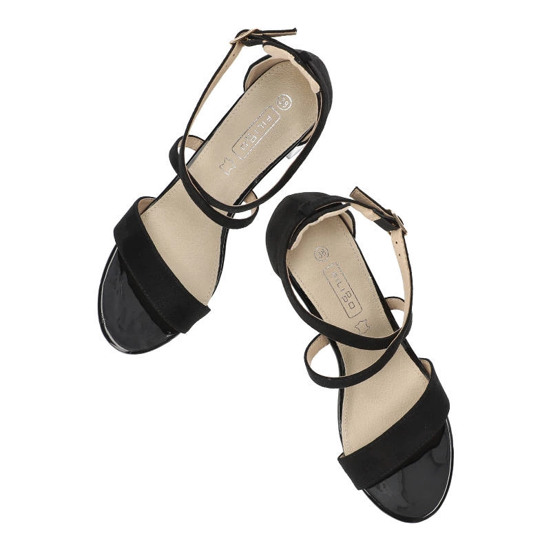 Sandále Filippo - DS1276/23 BK Czarny