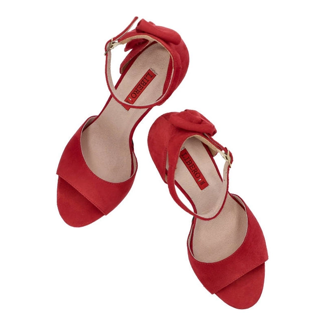 Sandále Libero - 1495 Czerwony 158