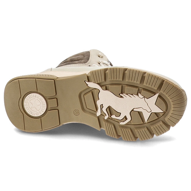 Členkové Topánky Mustang - 1481-605-243 Ivory