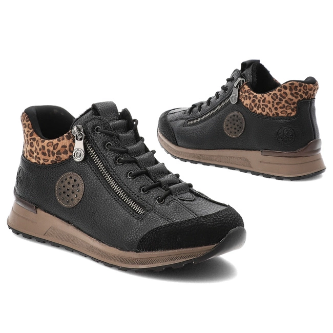 Tenisky RIEKER - N1457-00 Black