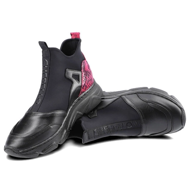 Členkové Topánky Chebello - 2572_-002-271-128-S119 Czarny/Różowy