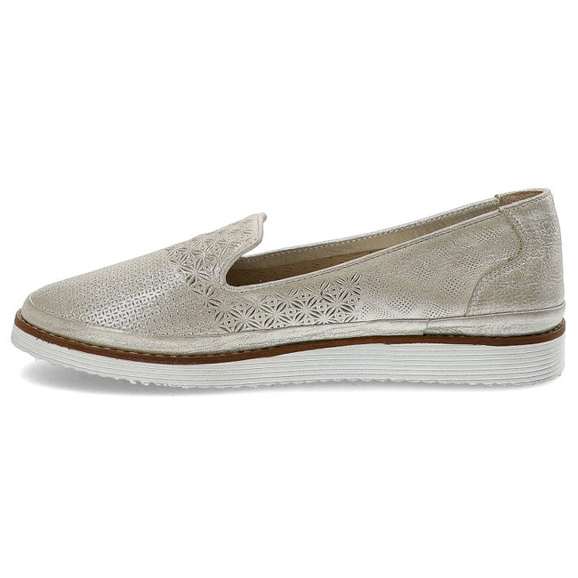 Baleríny Lanqier - 42C2510 Biały White