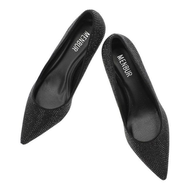 Lodičky MENBUR - 25815 0001 Negro/Black