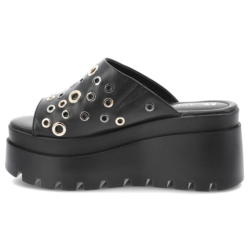 Šľapky CARINII - B10061_-E50-000-000-G06 Czarny