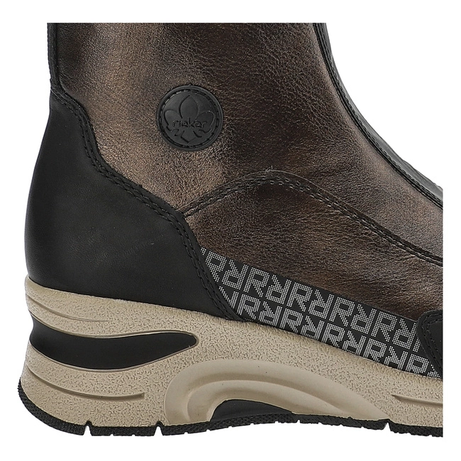 Členkové Topánky Rieker - N9381-60 Brown Combination