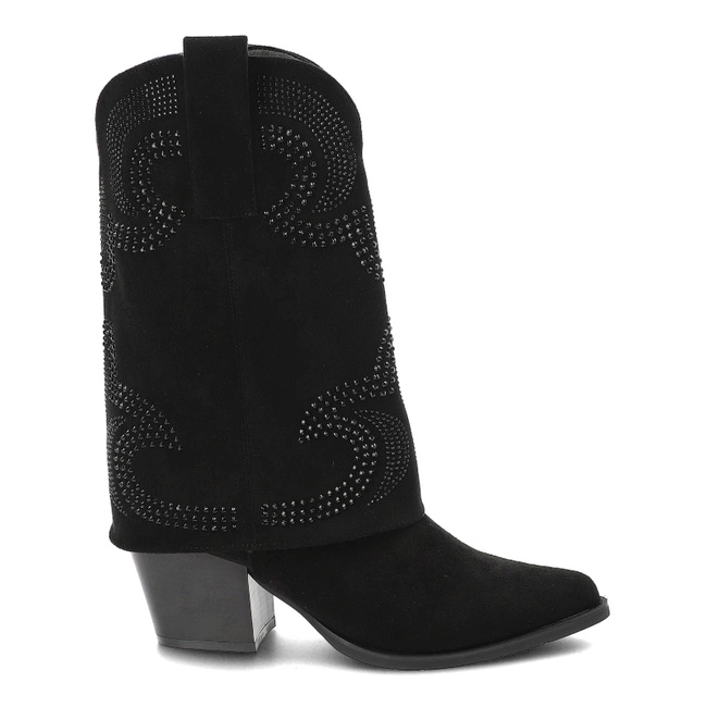 Čižmy S.Barski - HY42-153 Black