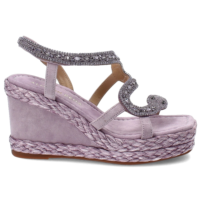 Sandále Alma en Pena - V240989 Suede Lilac