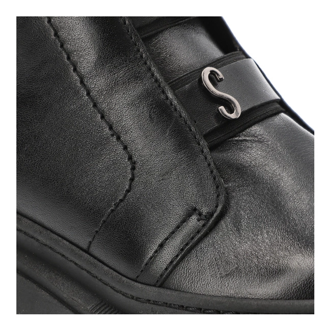 Členkové Topánky Nessi - 24685 Czarny 1