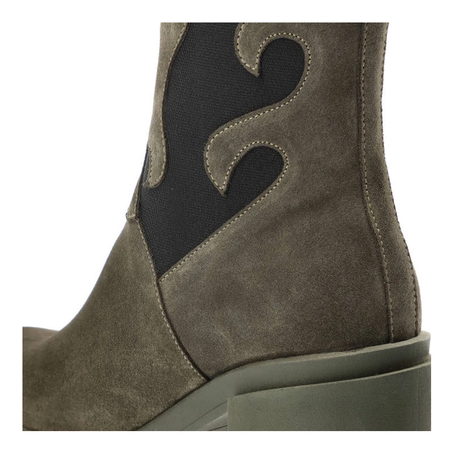 Členkové Topánky Karino - 4834/066-F Zielony/Welur