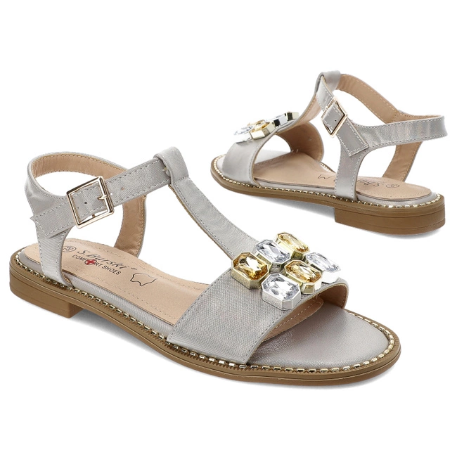 Sandále S.Barski - KV27-030 Beige