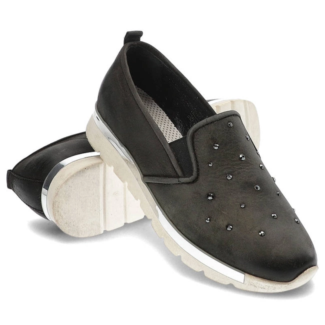 Tenisky Carinii - B3312 Czarny