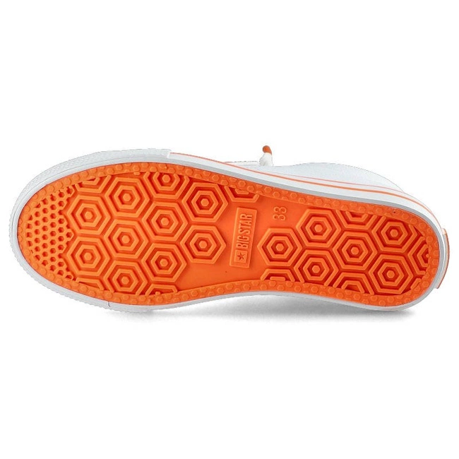 Plátenky Big Star - HH374036 Biały/Pomarańczowy