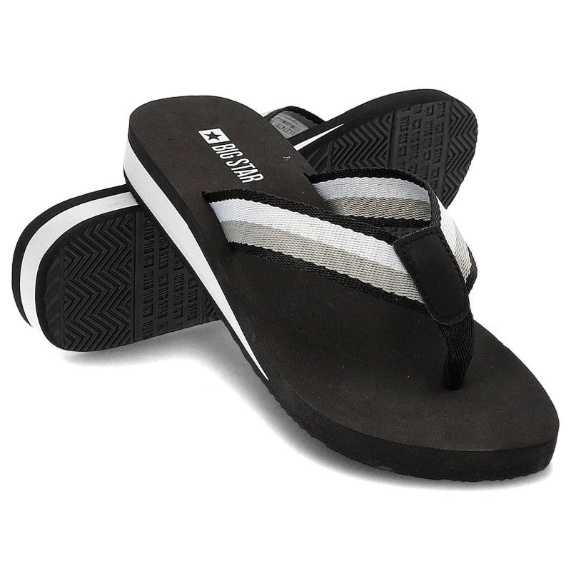 Šľapky Big Star - LL274781 Czarny