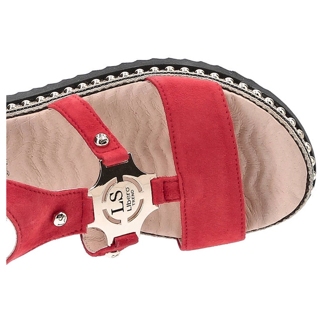 Sandále Libero - 1045 Czerwony 158