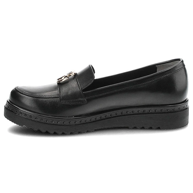 Poltopánky Dwunasty Shoes - 920 Czarny Lico