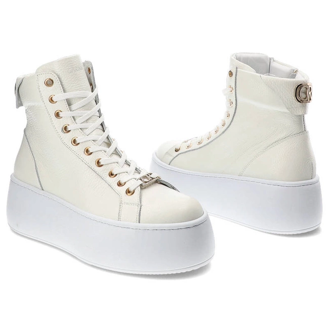 Tenisky Carinii - B9254_-I81-000-000-G23 Biały