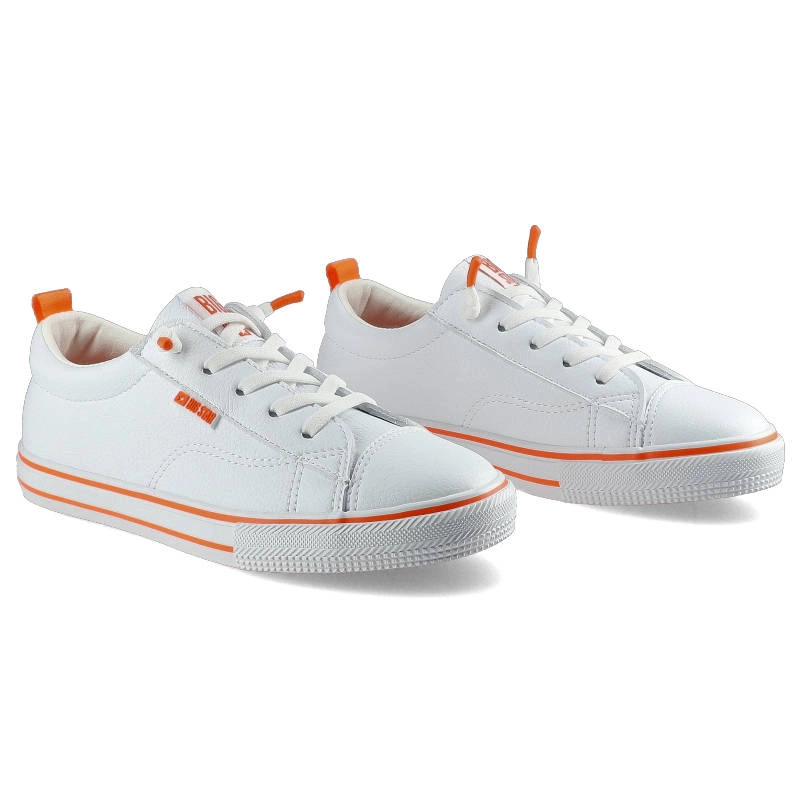 Plátenky Big Star - HH374036 Biały/Pomarańczowy