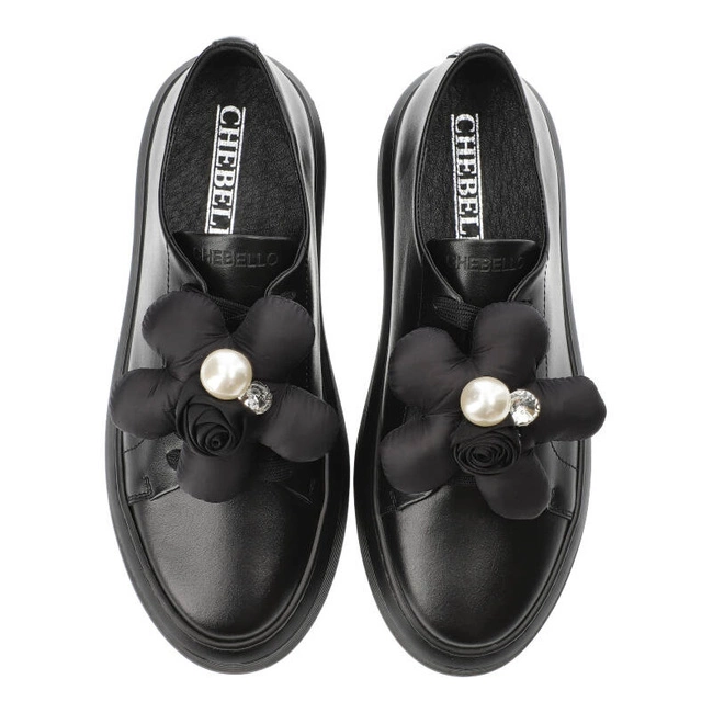 Tenisky Chebello - 4361_-002-000-PSK-S318 Czarny