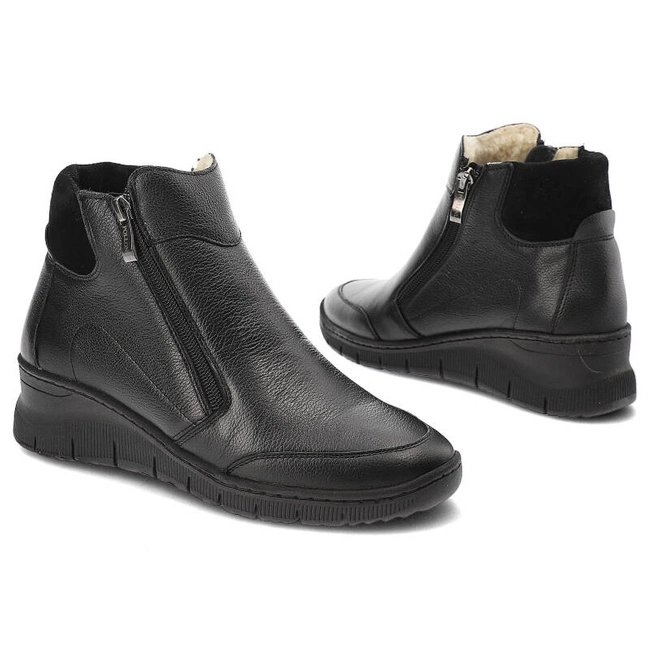 Členkové Topánky Pollonus - 5-1587-005 Czarny Verona/Dz