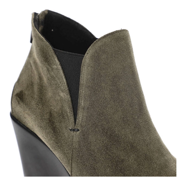 Členkové Topánky Karino - 0977/066-F Zielony/Welur