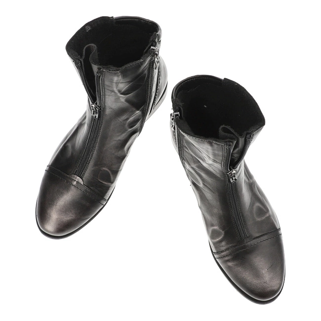 Členkové Topánky Armodo - 7096A Czarny/Srebrny