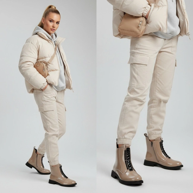 Členkové Topánky S.BARSKI - MR52-108 Beige