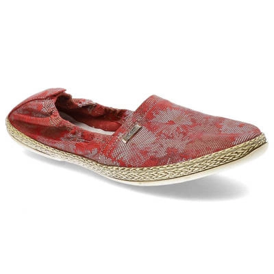 Espadrilky Lemar - 10012 Margaretki Czerwony