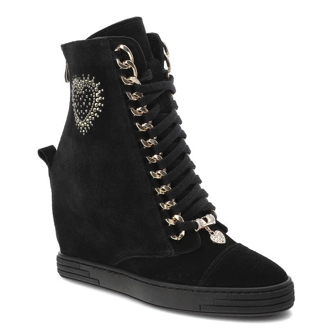 Tenisky Damiss - DS-706 Czarny Welur